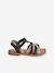 Sandales scratchées cuir enfant blanc+lot bleu 9 - vertbaudet enfant 
