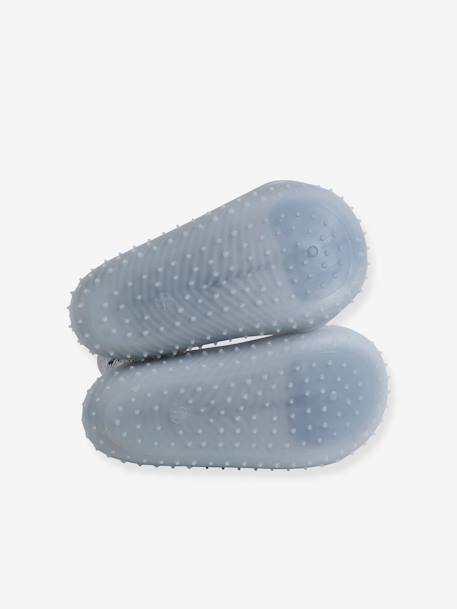 Chaussons-chaussettes enfant antidérapants bleu grisé 5 - vertbaudet enfant 