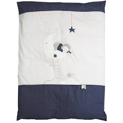 Linge de maison et décoration-Linge de lit enfant-Housse de couette-Housse de couette 100x135cm et taie en coton blanc