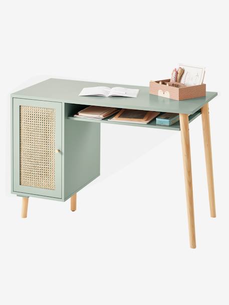 Bureau enfant cannage POESIE rose nude+vert 7 - vertbaudet enfant 