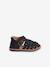 Sandales bébé cuir fermées à boucle marine+marron 2 - vertbaudet enfant 
