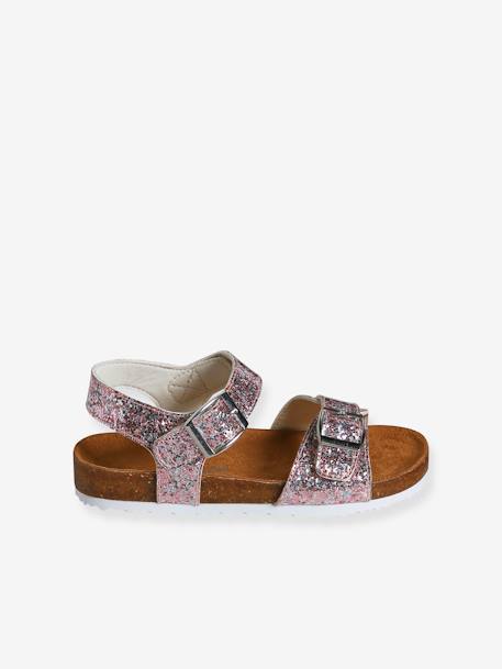 Sandales enfant fille doubles brides ajustables collection maternelle multicolore 2 - vertbaudet enfant 