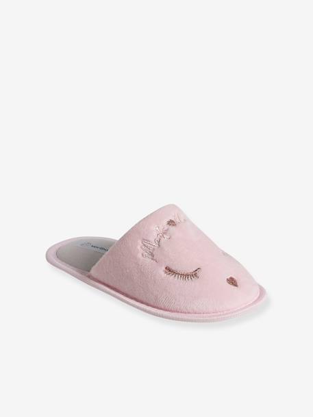 Chaussons mules enfant licorne rose 1 - vertbaudet enfant 