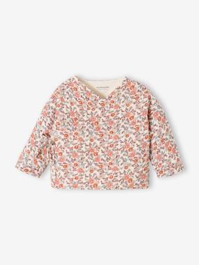 VERTBAUDET Sweat Imprimé Bébé Mauve 3M (60CM) - Vêtement Doux Et Confortable Pour Nouveau-Né