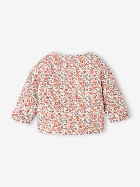 Cardigan croisé forme brassière bébé matelassé coquille d'oeuf+écru+vanille 9 - vertbaudet enfant 