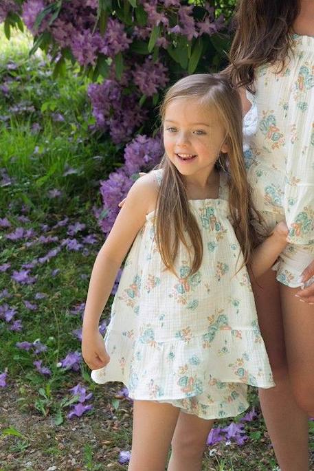 Pyjama fille Maya BLANC 1 - vertbaudet enfant 