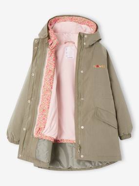 Veste De Pluie Enfant Garçon/Fille - Coupe-Vent Léger à Capuche Amovible - Décontractée