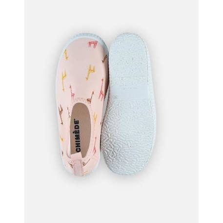 Chaussons de bain imprimés girafes ROSE 2 - vertbaudet enfant 