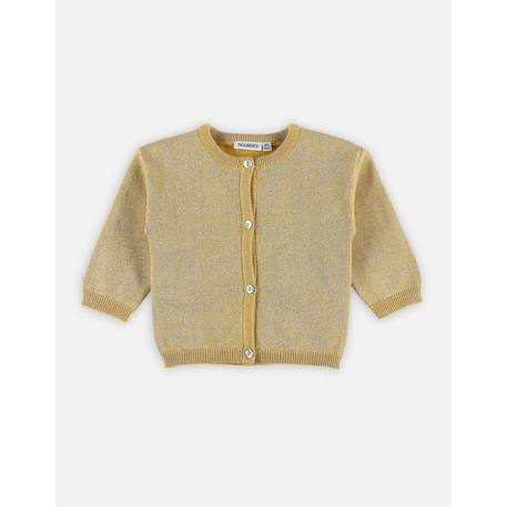 Bébé-Cardigan tricot et fil lurex