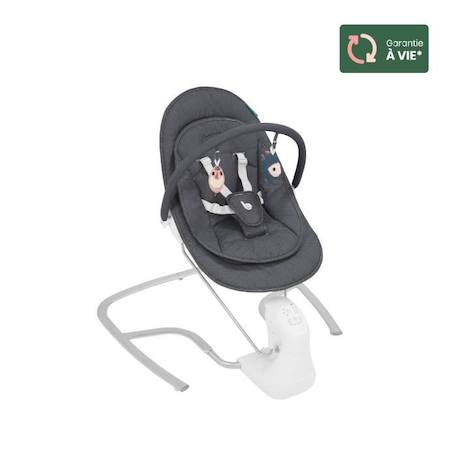 Babymoov Balancelle électrique bébé Swoon Touch - Télécommande incluse GRIS 1 - vertbaudet enfant 