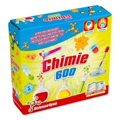 Jouet-Kit Chimie 600 - SCIENCE4YOU - Jaune - Enfant - Mixte