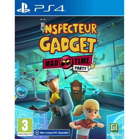 Inspecteur Gadget Mad Time Party - Jeu PS4 BLEU 1 - vertbaudet enfant 
