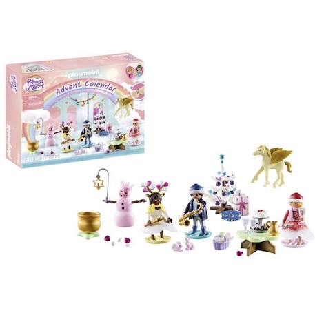 Calendrier de l'Avent PLAYMOBIL - Arc-en-ciel - La magie de Noël - 24 cases  à ouvrir bleu - Playmobil