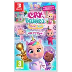 Jouet-Jeux vidéos et jeux d'arcade-Cry Babies Magic Tears The Big Game - Jeu Nintendo Switch