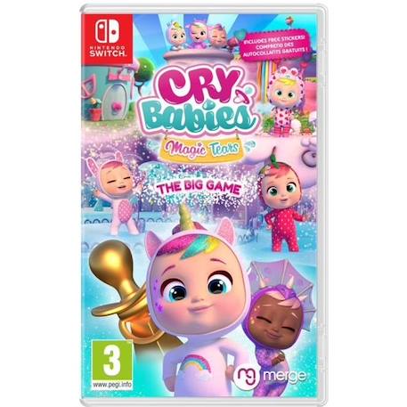 Cry Babies Magic Tears The Big Game - Jeu Nintendo Switch ROSE 1 - vertbaudet enfant 