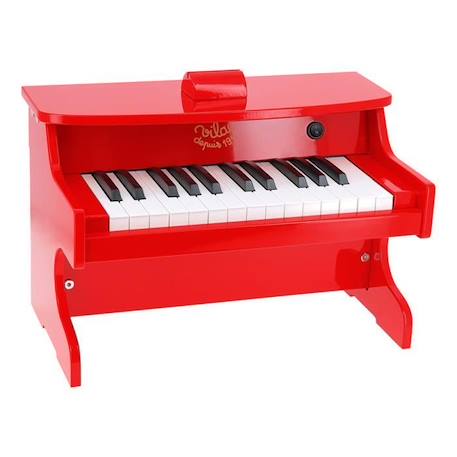 Jouet musical - VILAC - E-piano rouge - 25 touches - Support à partitions - Pour enfants dès 3 ans BLANC 1 - vertbaudet enfant 