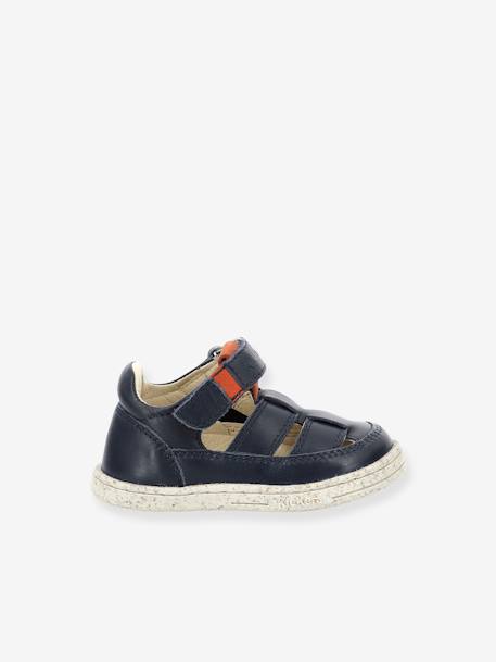 Sandales cuir bébé Tractus 894823-10-101 marine 2 - vertbaudet enfant 