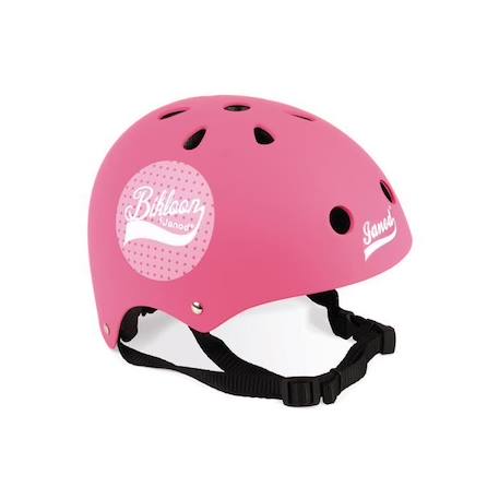 Casque draisienne JANOD Bikloon rose à pois pour enfant - Taille S réglable de 47 à 54 cm ROSE 1 - vertbaudet enfant 