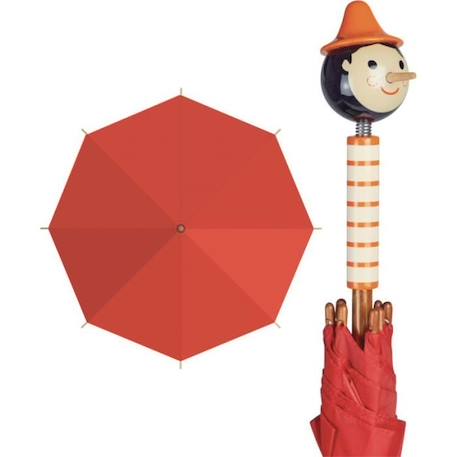 Vilac - Parapluie Pinocchio - VILAC ROUGE 1 - vertbaudet enfant 