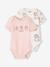 Lot de 2 bodies Disney Marie les Aristochats Blanc + rose pâle 1 - vertbaudet enfant 