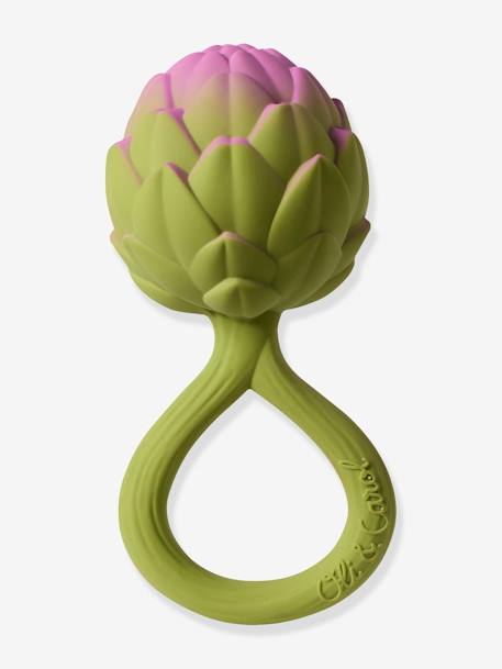 Hochet anneau de dentition Artichaut - vert 3 - vertbaudet enfant 
