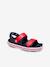 Sabots enfant 209423 Crocband Cruiser Sandal (TM) bleu ciel+marine+rose pâle 8 - vertbaudet enfant 