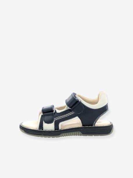 Sandales cuir enfant KickGalacxo 927710-30-103 marine 3 - vertbaudet enfant 
