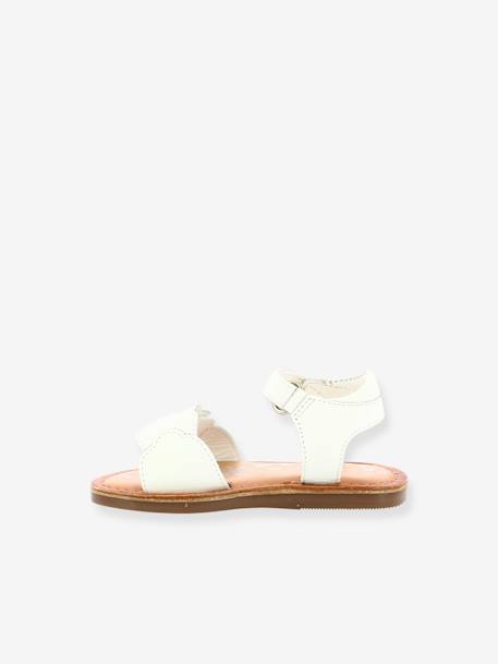 Sandales cuir bébé Dyastar 858582-10-3 blanc 3 - vertbaudet enfant 