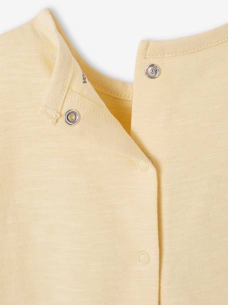 T-shirt bébé à motif en coton bio manches courtes beige+jaune pâle+vert d'eau 7 - vertbaudet enfant 