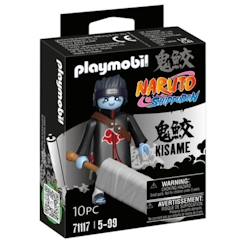 -PLAYMOBIL - 71117 - Kisame - Naruto Shippuden - Figurine avec épée Samehada et écharpe - Personnage de manga ninja avec accessoires