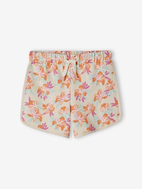 Short sport en molleton fille corail+marine+multicolore+vert d'eau 7 - vertbaudet enfant 