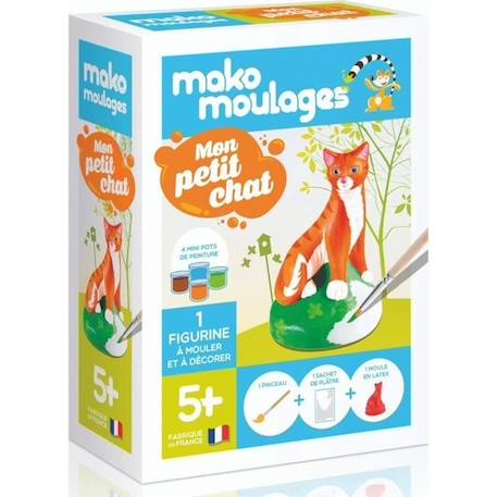 Mako Moulages - Mon Petit Chat - Enfant - Mixte - A partir de 5 ans - Jaune BLANC 1 - vertbaudet enfant 