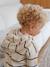Pull à capuche bébé bleu jean+écru+tomette 5 - vertbaudet enfant 