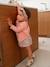 Ensemble bébé fille 3 pièces robe cardigan bandeau bleu grisé+corail+vieux rose 9 - vertbaudet enfant 