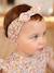 Ensemble bébé fille combinaison + bandeau imprimés rose imprimé+rose pâle+rose poudré+vert céladon imprimé 10 - vertbaudet enfant 