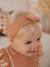 Ensemble brodé bébé : blouse + short + bandeau en gaze de coton caramel 3 - vertbaudet enfant 