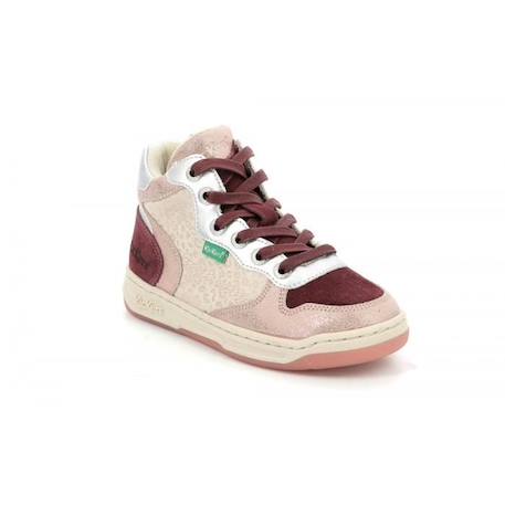 KICKERS Baskets hautes Kicklax marine ROSE 2 - vertbaudet enfant 