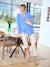 Blouse gaze de coton grossesse et allaitement bleu+écru 4 - vertbaudet enfant 
