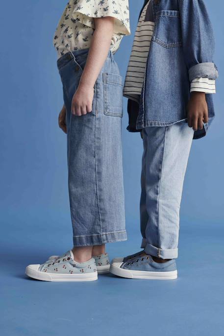 Jean garçon large facile à enfiler denim black+denim bleached+denim brut+gris+stone 17 - vertbaudet enfant 