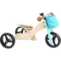 Jouet-Jeux de plein air-Tricycles, draisiennes et trottinettes-Draisienne-Tricycle 2 en 1 Turquoise