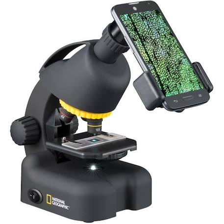 Microscope enfant - National Geographic - 40-640x - avec Adaptateur pour Smartphone NOIR 2 - vertbaudet enfant 