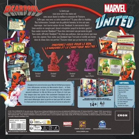 Extension Deadpool - Marvel United - Jeu de société BLANC 4 - vertbaudet enfant 
