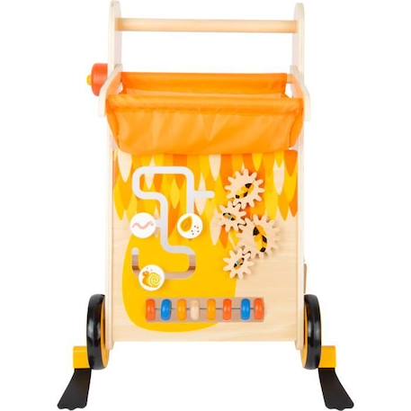 Chariot de marche Toucan - SMALL FOOT - Jaune - Mixte - Avec klaxon, jeu à formes, labyrinthe coulissant JAUNE 2 - vertbaudet enfant 