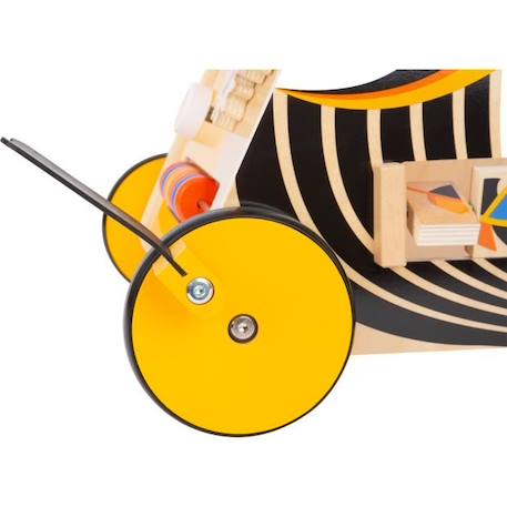 Chariot de marche Toucan - SMALL FOOT - Jaune - Mixte - Avec klaxon, jeu à formes, labyrinthe coulissant JAUNE 4 - vertbaudet enfant 