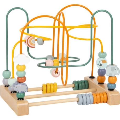 Circuit de motricité Safari - SMALL FOOT - Pour enfants de 12 mois et plus - Design safari moderne - Multicolore BLANC 1 - vertbaudet enfant 