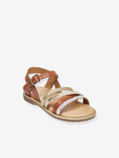 Sandales cuir enfant Inaya PAR M. BELARBI camel 1 - vertbaudet enfant 