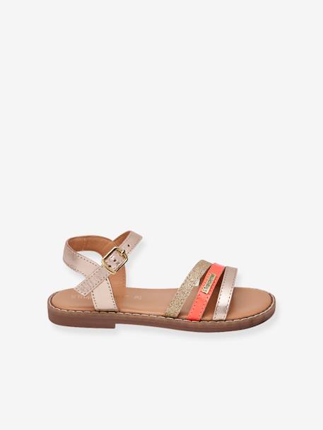 Sandales cuir enfant Iba PAR M. BELARBI corail 2 - vertbaudet enfant 