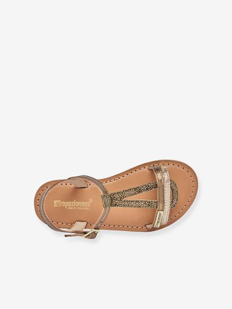 Sandales cuir enfant Bada PAR M. BELARBI beige doré+bronze 6 - vertbaudet enfant 