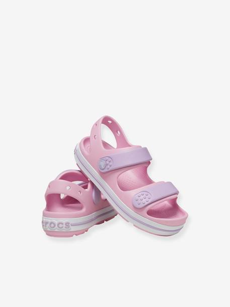 Sabots bébé 209424 Crocband Cruiser Sandal (TM) bleu ciel+marine+rose pâle 16 - vertbaudet enfant 