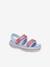 Sabots bébé 209424 Crocband Cruiser Sandal (TM) bleu ciel+marine+rose pâle 1 - vertbaudet enfant 